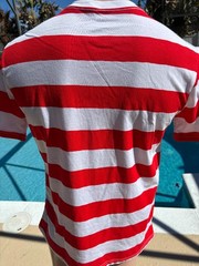 Where’s Waldo Binoculars Glasses Red Striped Costume T Shirt Mens S/M