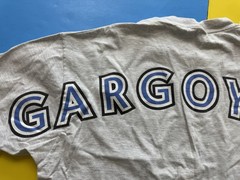 Vintage 90s Gargoyles Sunglasses Eyewear T shirt Gray XL Huge Back Graphic
