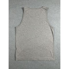 Volcom Tank Top Mens Medium Gray Modern Fit Cotton Blend Logo Sleeveless Casual