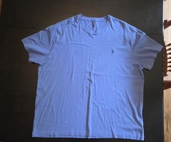 Polo Ralph Lauren Men’s Big & Tall 2X Sky Blue Classic Fit T-Shirt