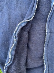 Def Leppard Original Vintage 1981 Tour Hooded Sweatshirt Broken Zipper