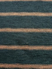 Lucky Brand Henley Shirt Mens XL True Indigo Blue Striped Short Sleeve