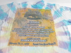 Forbidden Kingdom Shirt 2019 Music Festival Dub Step Electronic Music Tie Dye L