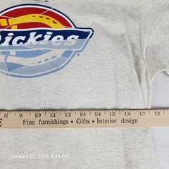 Dickies Skateboarding Distressed OG Graphic T-shirt Mens Medium Heather New Tags