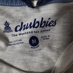 Chubbies Mens Medium Grey Short Sleeved T-Shirt Seal Of Approval Print New