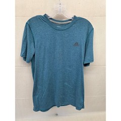 Adidas Ultimate Tee Mens Medium Teal Blue Climalite Short Sleeve Training Shirt