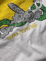 WU-TANG Hype Rare Big DragonLogo Streetwear White Longsleeve Unisex M Size