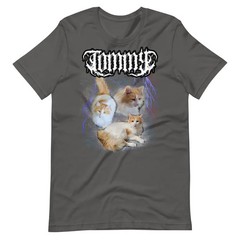 Custom Pet Portrait Comfort Tee Personalized Dog Cat Photo Shirt Gift