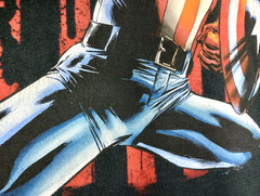 Vintage Marvel Mad Engine Captain America Shirt Medium Mens Unisex Y2K Assemble!