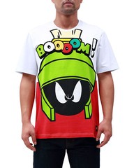 Looney Tunes Marvin the Martian Boooom Shirt, White
