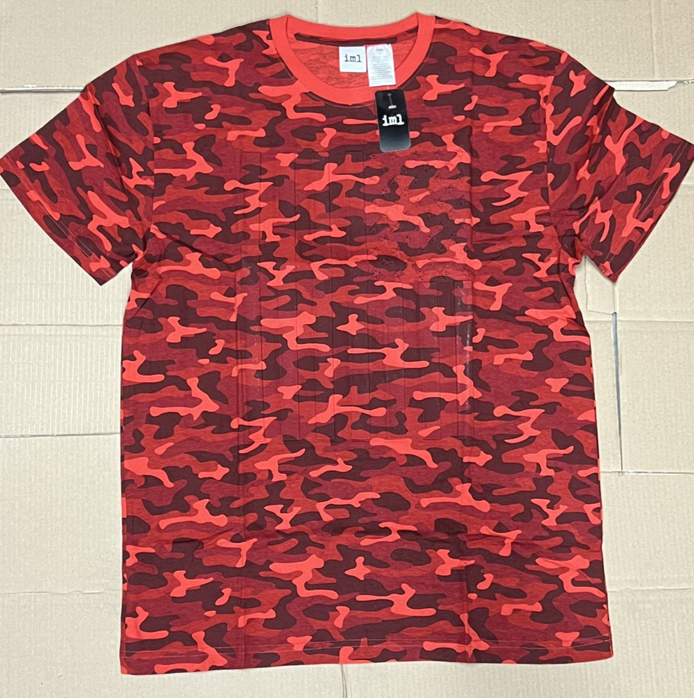 Red Camouflage USA – Men’s Short Sleeve T-Shirt – Size XXL
