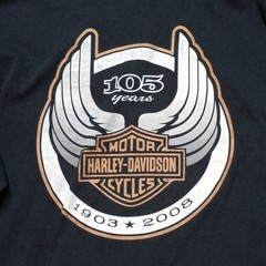 Harley-Davidson 105th Anniversary 1903-2008 Made in USA T-Shirt Size XL