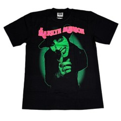 Marilyn Manson Dope Fiend 90s Vintage Band Sz.L RARE THE ROXX Tag Shirt REPRINT