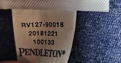 Pendleton Woolen Mills Mens 46″ C × 31″L Graphic Short Sleeve Crew Neck Shirt