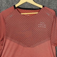 Nike Dri Fit ADV T Shirt Mens Large Red Preshrunk Vented Gym Workout Running