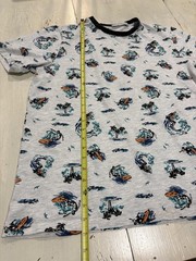 Free Planet Shirt Mens XL Surfer Graphic All Over Print Organic Cotton Beach