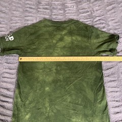 The Mountain Alligator Graphic T-Shirt Green Tie Dye Field Museum Mens Small