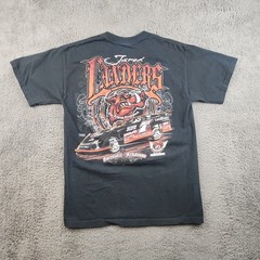 Motorsports Racing Shirt Men’s Medium Jared Landers Clint Boyer Racing Razorback