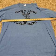 Vtg Russell Athletic XL Single Stitch Shirt USA Made 1993-94 Saturday Basketball