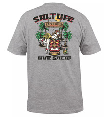 Mens Salt Life Tiki Hour Graphic Pocket Short Sleeve T-Shirt – Large – NWT