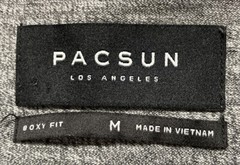 PACSUN Boxy Fit T-Shirt/ Men’s (M) Gray Poly Tri-Blend / Beach Surf Skate