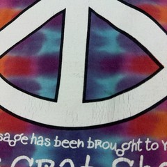 Vintage 90s Joe’s Crab Shack Tie Dye Peace Shirt Single Stitch Adult XL