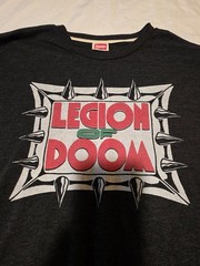 Homage WWE Legion of Doom Black Heather Soft T-Shirt Sz Large Excellent