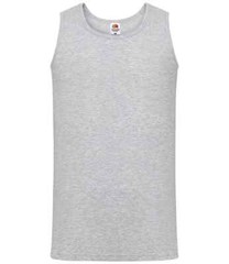 Pack of 1/3/5 Fruit of the Loom Plain Athletic Vest 100% Cotton – S-2XL