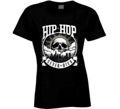 Hip Hop Never Dies Urban Steet Gear Music T Shirt