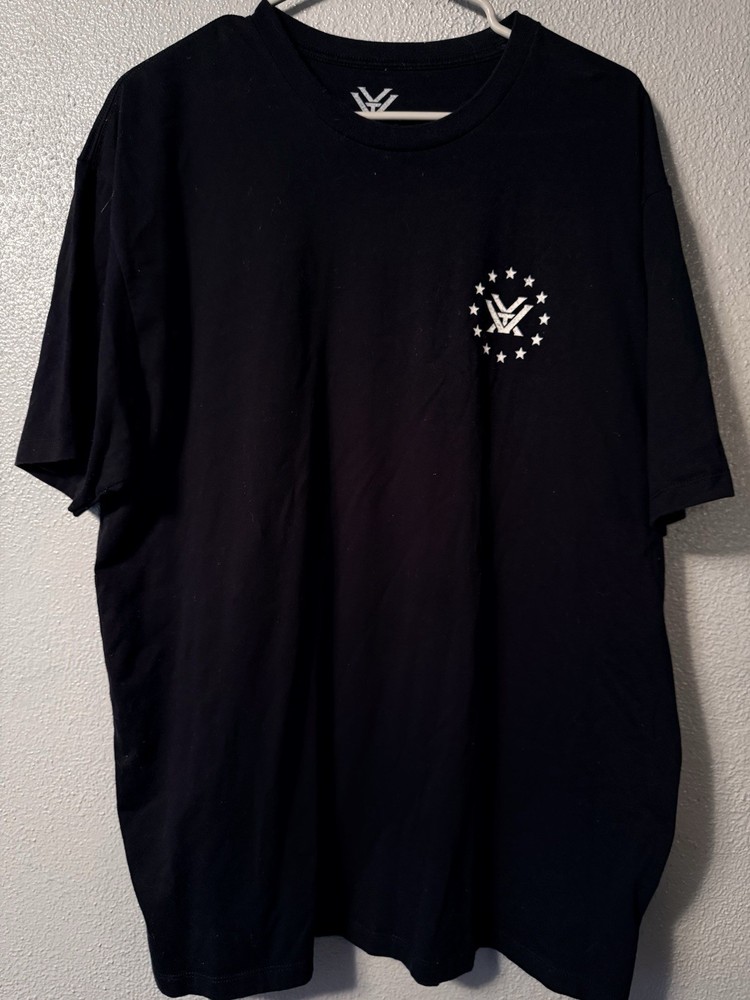Vortex Optics Men’s Short Sleeve T-Shirt Size 2xl Black