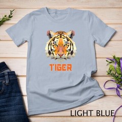 Cool Geometric Bengal Indian Tiger Face Sweatshirt Cat Gift Unisex T-shirt