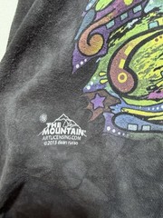 The Mountain Tie Dye Wolf T Shirt Medium Colorado Wildlife Psychedelic USA Y2K
