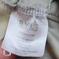 BYLT The Axis Tee Shirt Mens XL Gray Short Sleeve Crew Neck Stretch Tagless