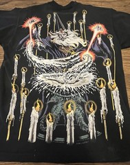 Liquid Blue Vintage Original 1994 Wizard X-Large All Over Print Single Stitch