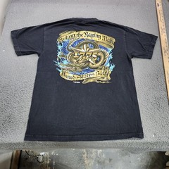 7.62 Design Shirt Mens Medium Black United States Navy 1775 Graphic Tee USA