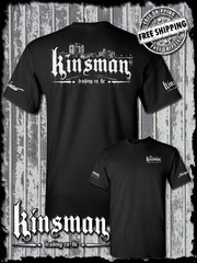 Kinsman Trading Co. LLC Saginaw City Logo 2-Sided T-Shirt Michigan