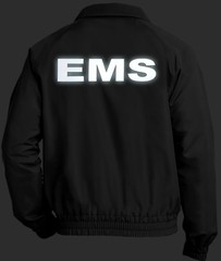 EMS economy jacket, REFLECTIVE logo fleece lining Emergency Medical,