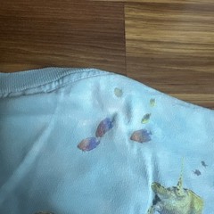 Vintage 1992 Liquid Blue Coral Reef Aquatic Sea Life Fish AOP Shirt XL Tie Dye
