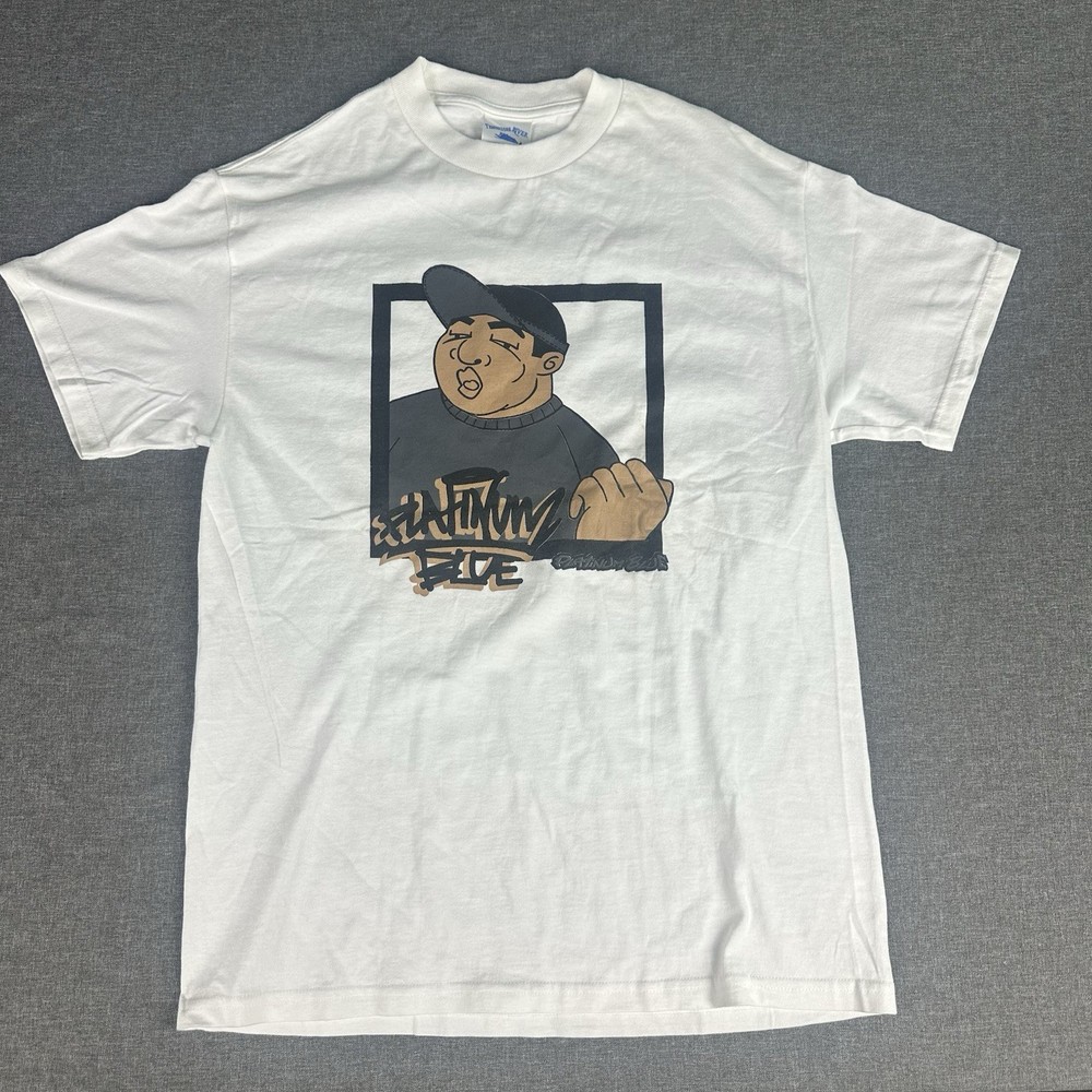 Vintage Y2K Shirt Size Medium White Fubu Fat Albert Graphic Tennessee River
