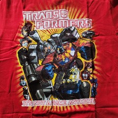 Transformers – It’s Not A Game Anymore T-Shirt Red Sz: XL *new