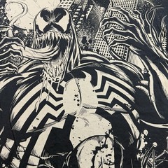 Marvel Comics Venom / Front All Over Print Graphic T-Shirt Adult Size X-Large