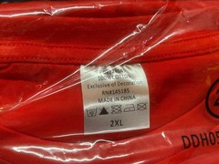 Doordash Red Logo T-Shirt 2XL New In Packaging 100% Cotton