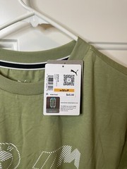 Men’s Puma BMW MMS ESS Logo T-Shirt M3 Motorsport M6, Sz Small, Color: Green.