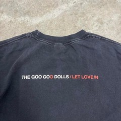 Vintage Y2K The Goo Goo Dolls T-shirt Let Love in Band Tee Faded Black Large
