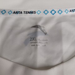 Anta tennis t-shirt men sz 2XL teal A-Cool