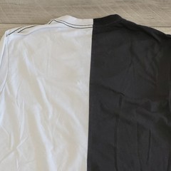 Lurking Class by Sketchy Tank Shirt Mens M Corner Split Black White Long Sleeve