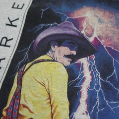 Vintage 90s David Parker Into The Storm T Shirt Mens XL/L Western Art Ringer Tee