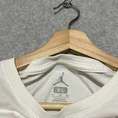 Jordan Shirt Mens XL White Blue Jumpman Logo Graphic Basketball Tee Cotton
