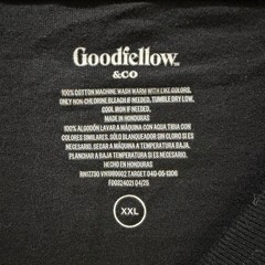 Goodfellow & Co Black Crew Neck T-Shirt Men’s XXL 100% Cotton Short Sleeve Tee