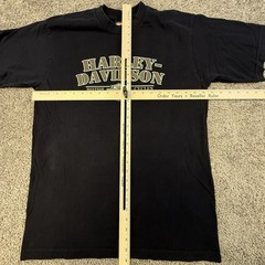 Harley Davidson T-Shirt Men’s Large Black Pat Rogers Speedway Concord NC Biker